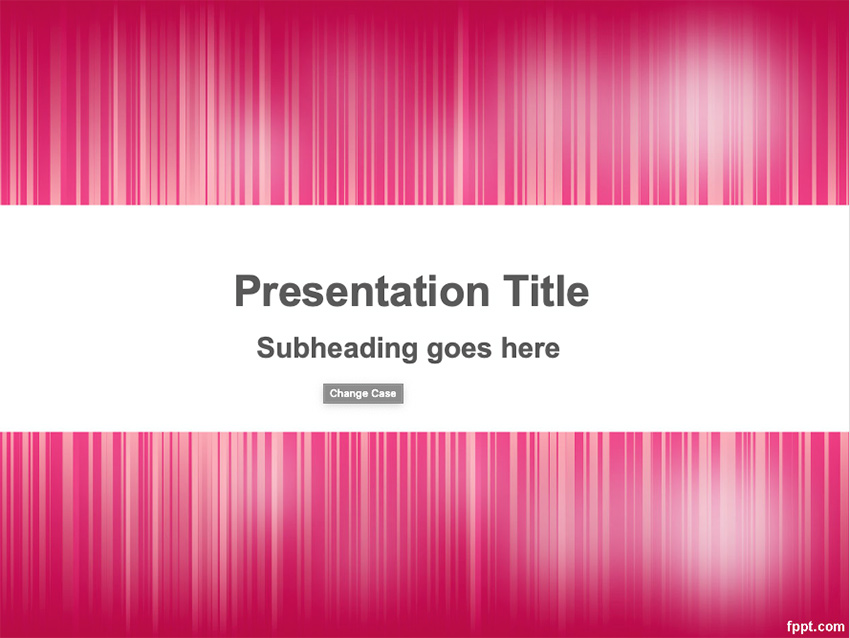 25 Free Pink Red PowerPoint PPT Templates To Download For 2020